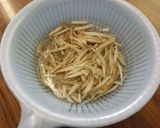 うなぎとごぼうの卵とじ作り方1写真