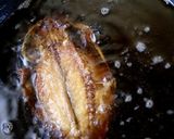 骨も食べる鯵の干物で南蛮鉄フライパン料理作り方5写真