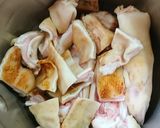 煮ぶた<豚足&豚耳>作り方3写真