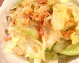 【簡単!】食材2つ☆キャベツと鮭ふり炒め作り方4写真
