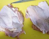 つわり、夏バテに鶏ももソテー塩レモン添え作り方3写真