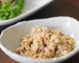 我が家の鶏そぼろ、みそ風味作り方4写真