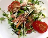 ミネラルたっぷり♪空心菜新芽と豆腐サラダ作り方5写真