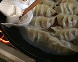 羽根水で作る♢羽根つき餃子♢作り方9写真
