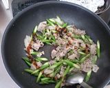 アスパラと豚こま肉のオイスターソース炒め作り方4写真