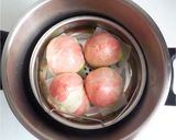 寿桃　甜点心　桃まんじゅう作り方4写真
