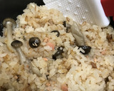 簡単＆節約♫きのこと鮭の炊き込みご飯作り方3写真