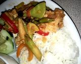 鶏と野菜のチリソース炒め作り方9写真