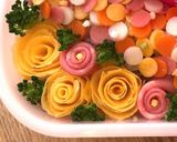 薔薇の玉子焼き❤️作り方4写真
