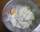 キュ-ピ-マヨネーズ×出汁の素お好み焼き作り方1写真