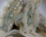 ヘルシー☆鮭と春菊の水餃子作り方5写真