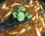 冷え対策に！ エビと豆のトマトスープ作り方12写真