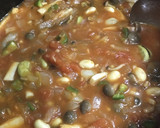 冷え対策に！ エビと豆のトマトスープ作り方14写真