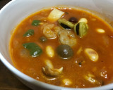 冷え対策に！ エビと豆のトマトスープ作り方15写真