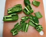 ピーマンとしいたけのコロコロきんぴら♪作り方1写真