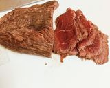 牛たたきの新玉ねぎ茶葉ソースがけ作り方4写真