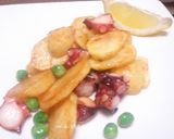 たことジャガイモのバター醤油作り方4写真