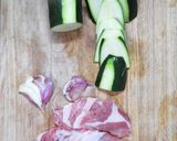 ズッキーニと豚肉のぽん酢炒め地中海風！？作り方2写真