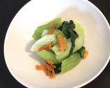 貧血に ちんげん菜と金針菜のおひたし作り方5写真