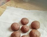レンジでしっとりサク！ココアスノーボール作り方4写真