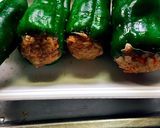 丸ごとピーマンの肉詰めトマト煮作り方4写真