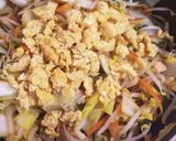 超楽々 肉野菜炒め 鶏肉編 TAKE1作り方8写真