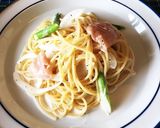 土日、簡単♪カルボナーラ風冷製パスタ作り方8写真