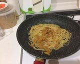 大葉どっさり シラスと沢庵のパスタ作り方4写真