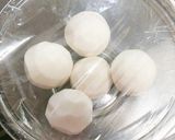 料亭風☆かぶの海老肉詰め餡かけ☆作り方2写真