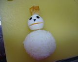 うずらの雪だるま☆キャラ弁おかず作り方6写真