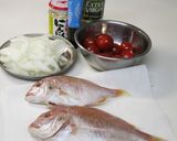 魚とトマトでアクアパッツァ風作り方1写真