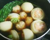 料亭風☆かぶの海老肉詰め餡かけ☆作り方12写真