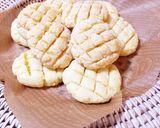 卵白で簡単♡サクふわメロンパンクッキー作り方5写真