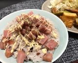 簡単ハムマヨごはん★おにぎりの具にも★作り方1写真