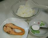 簡単! お弁当にも☆鮭ご飯(酢飯)作り方1写真