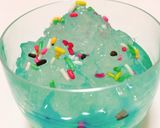 かき氷風ジュレ アクアブルー☆嚥下食にも作り方4写真