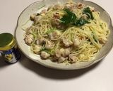 鳥軟骨と三つ葉のパスタ作り方8写真