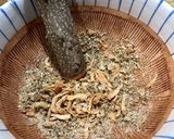 もちもちデザート「桜えび胡桃味噌餅〜」作り方2写真