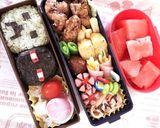 マインクラフト☆キャラ弁☆簡単小学生男子作り方3写真