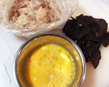 簡単美味し♡鶏と卵とキクラゲの中華炒め作り方1写真