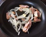 和風　バター醤油パスタ作り方5写真
