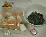昆布の旨味☆海の幸たっぷりおこわ作り方2写真