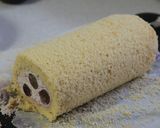葡萄とブルーベリーのロールケーキ作り方27写真