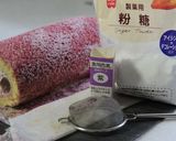 葡萄とブルーベリーのロールケーキ作り方28写真