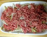 もやしミンチチーズ作り方1写真