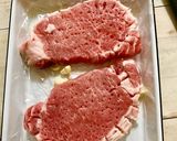 厚切り豚ロースの★スタミナソテー★作り方1写真