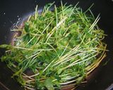 豆苗とぶなしめじのふんわり卵炒め作り方5写真