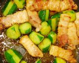 キュウリと豚肉のオイスター炒め作り方6写真