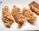 ☆鶏胸肉のカレーマヨ漬け焼きonチーズ☆作り方1写真