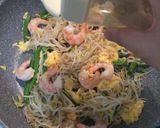 お弁当に♡海老もやし卵インゲンのマヨ炒め作り方5写真